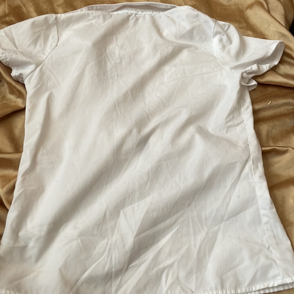 French Toast Ruffle Uniform Top - Picture 4 of 6